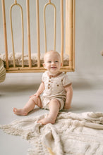 Load image into Gallery viewer, Safari Henley Romper