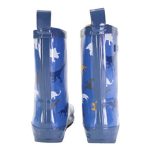 Load image into Gallery viewer, Blue Dino Gumboots