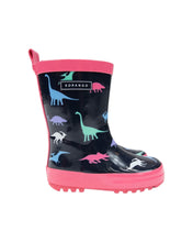 Load image into Gallery viewer, Pink Dino Gumboots