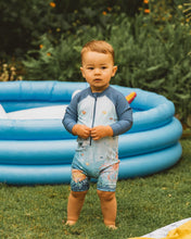 Load image into Gallery viewer, Flinn Ocean Scene Swim Sunsuit