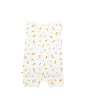 Load image into Gallery viewer, Dandelion SS Zip Romper