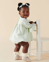 Load image into Gallery viewer, Isla Gingham L/S Romper
