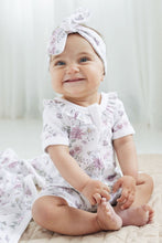 Load image into Gallery viewer, Daisy Floral SS Zip Romper