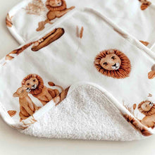 Load image into Gallery viewer, Organic Wash Cloths 3pk - Lion