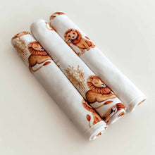Load image into Gallery viewer, Organic Wash Cloths 3pk - Lion
