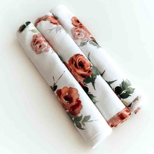 Load image into Gallery viewer, Organic Wash Cloth 3pk - Rose Bud