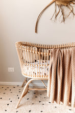 Load image into Gallery viewer, Diamond Knit Baby Blanket - Hazelnut