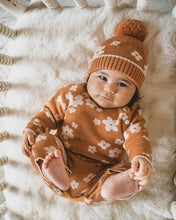 Load image into Gallery viewer, Floral Knit Romper