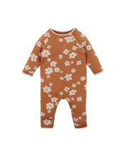 Load image into Gallery viewer, Floral Knit Romper