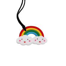 Load image into Gallery viewer, Rainbow Pendant - Kids Chew Pendant