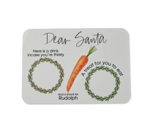 Load image into Gallery viewer, Acrylic Santa Snack Plate