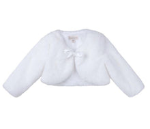 Load image into Gallery viewer, Sassy Baby Faux Fur Jacket - Ivory