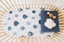 Load image into Gallery viewer, Fitted Bassinet Sheet & Change Mat Cover - Cloud Chaser