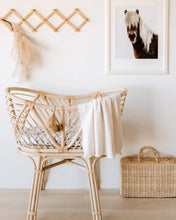 Load image into Gallery viewer, Diamond Knit Baby Blanket - Cream