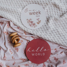 Load image into Gallery viewer, Esther & Rose Vintage Reversible Milestone Cards