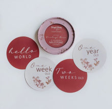 Load image into Gallery viewer, Esther & Rose Vintage Reversible Milestone Cards