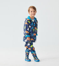 Load image into Gallery viewer, Dinos Shiny Gumboots