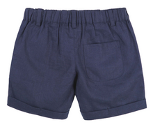Load image into Gallery viewer, Finley Linen Shorts - Navy