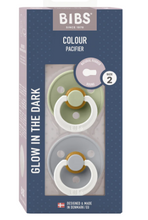 Load image into Gallery viewer, BIBS Dummies Twin Pack - Size 2 (6M - 18M)