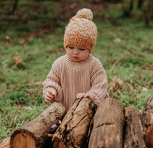 Load image into Gallery viewer, Indie Beanie - Caramel/Cream