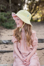 Load image into Gallery viewer, Lemon Frayed Bucket Hat