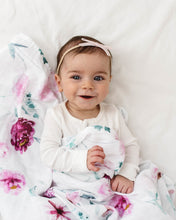 Load image into Gallery viewer, Velvet Petite Bow Headband - Lullaby Pink