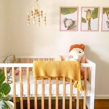 Load image into Gallery viewer, Mustard, Pebbles, White, Raw Hex and Round Felt Mobile