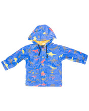 Load image into Gallery viewer, Blue Dino Colour Changing Raincoat