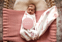 Load image into Gallery viewer, Diamond Knit Baby Blanket - Rosa