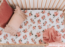 Load image into Gallery viewer, Fitted Cot Sheet - Rosebud
