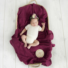 Load image into Gallery viewer, Organic Muslin Wrap - Ruby