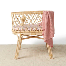 Load image into Gallery viewer, Fitted Bassinet & Change Pad Cover - Spring Floral