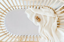 Load image into Gallery viewer, Fitted Bassinet & Change Mat Cover - Stone