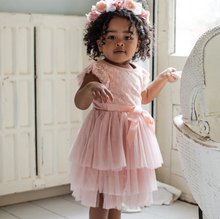 Load image into Gallery viewer, My First Lace Tutu S/S - Tea Rose