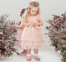 Load image into Gallery viewer, My First Lace Tutu S/S - Tea Rose