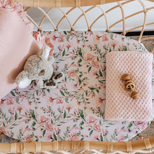 Load image into Gallery viewer, Fitted Bassinet & Change Mat Cover - Wattle