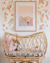 Load image into Gallery viewer, Fitted Bassinet & Change Mat Cover - Wattle