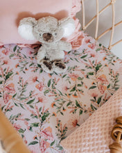 Load image into Gallery viewer, Fitted Bassinet & Change Mat Cover - Wattle