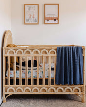 Load image into Gallery viewer, Fitted Cot Sheet - Whale