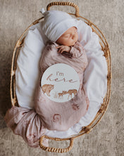 Load image into Gallery viewer, Woodland & Cocoa Reversible Milestone Cards