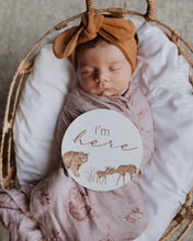 Load image into Gallery viewer, Woodland & Cocoa Reversible Milestone Cards