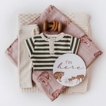 Load image into Gallery viewer, Woodland & Cocoa Reversible Milestone Cards