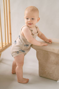Zebra Knit Romper