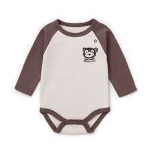 Load image into Gallery viewer, Byron Bear Raglan Onesie
