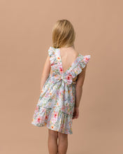 Load image into Gallery viewer, Budgie Blue Floral Dress