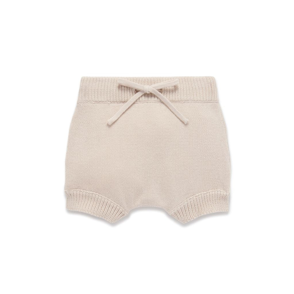 Oatmeal Knit Shorts