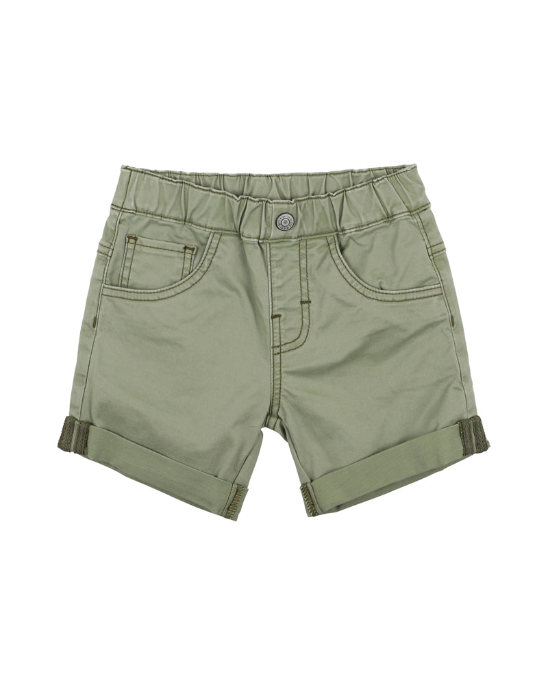 Lizard Twill Shorts - Olive