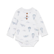 Load image into Gallery viewer, Air Balloon Henley Onesie