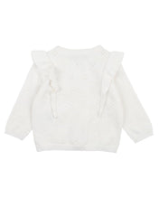 Load image into Gallery viewer, Cloud Frill Pointelle Cardigan