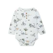 Load image into Gallery viewer, Dino Henley Onesie